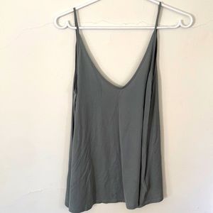 Grey Blue Urban Outfitters Silence + Noise Tank Top